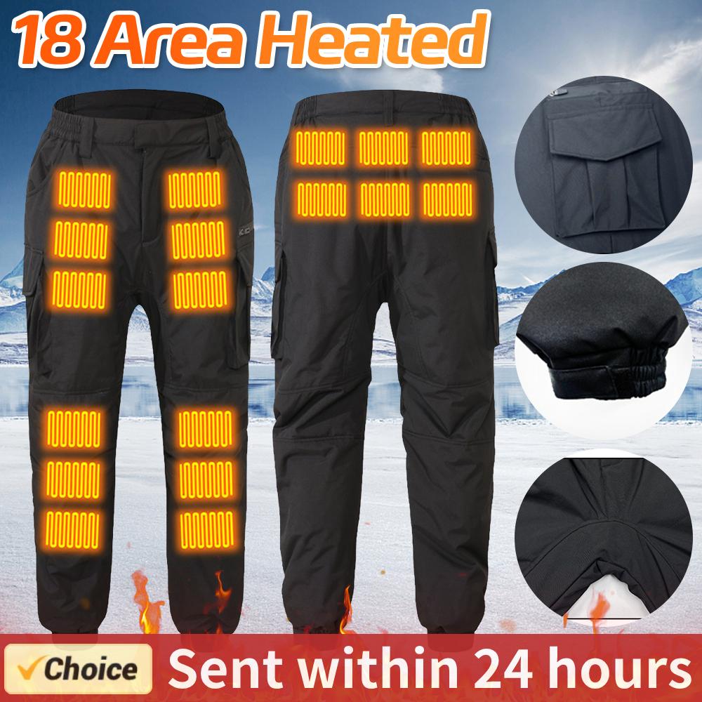 Outdoor Hunting Pants Women - Winter Heated Pants 18 Heating Zone