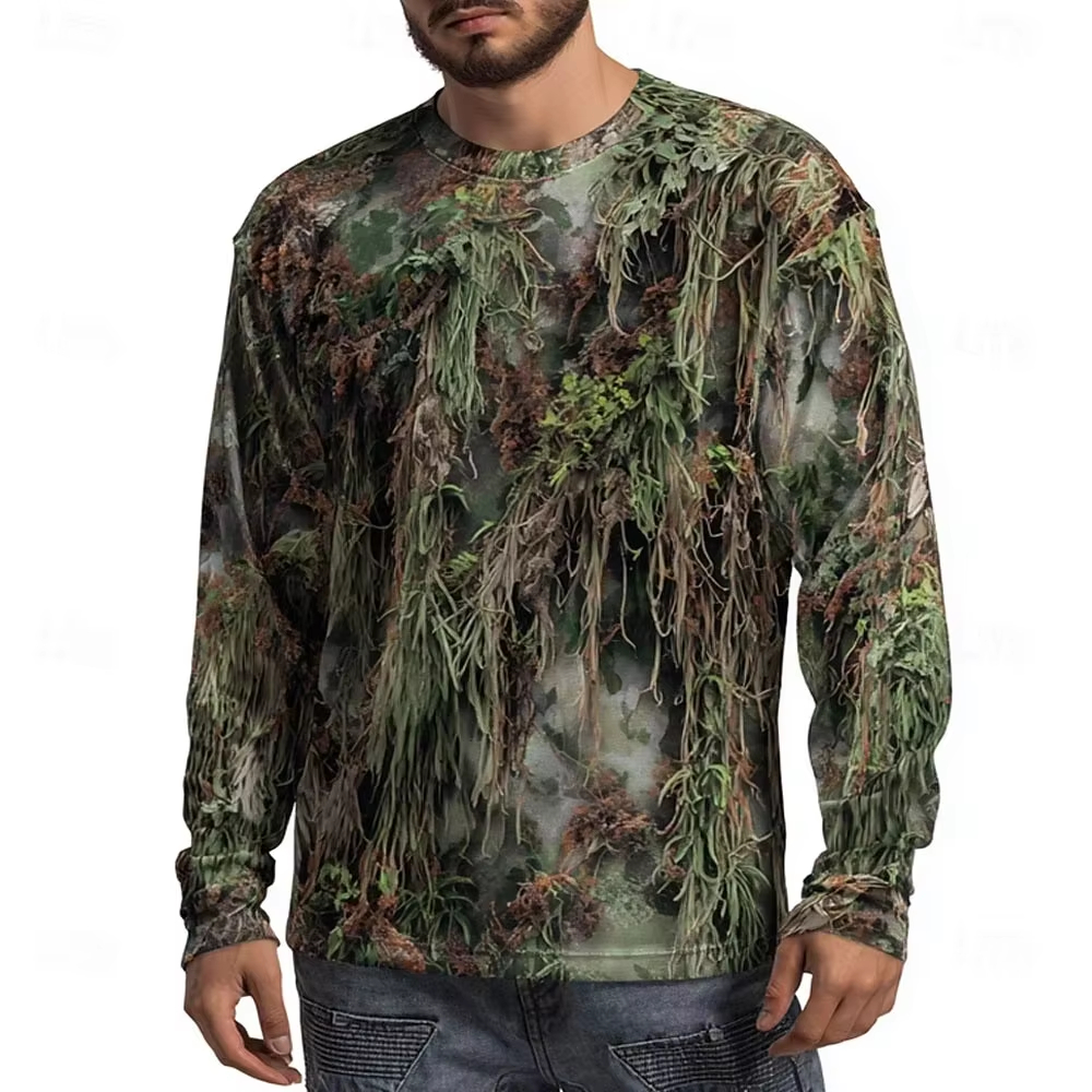 Men's Camo Animal Print Long S - Hunting Outdoor Clothing avaliação e preço