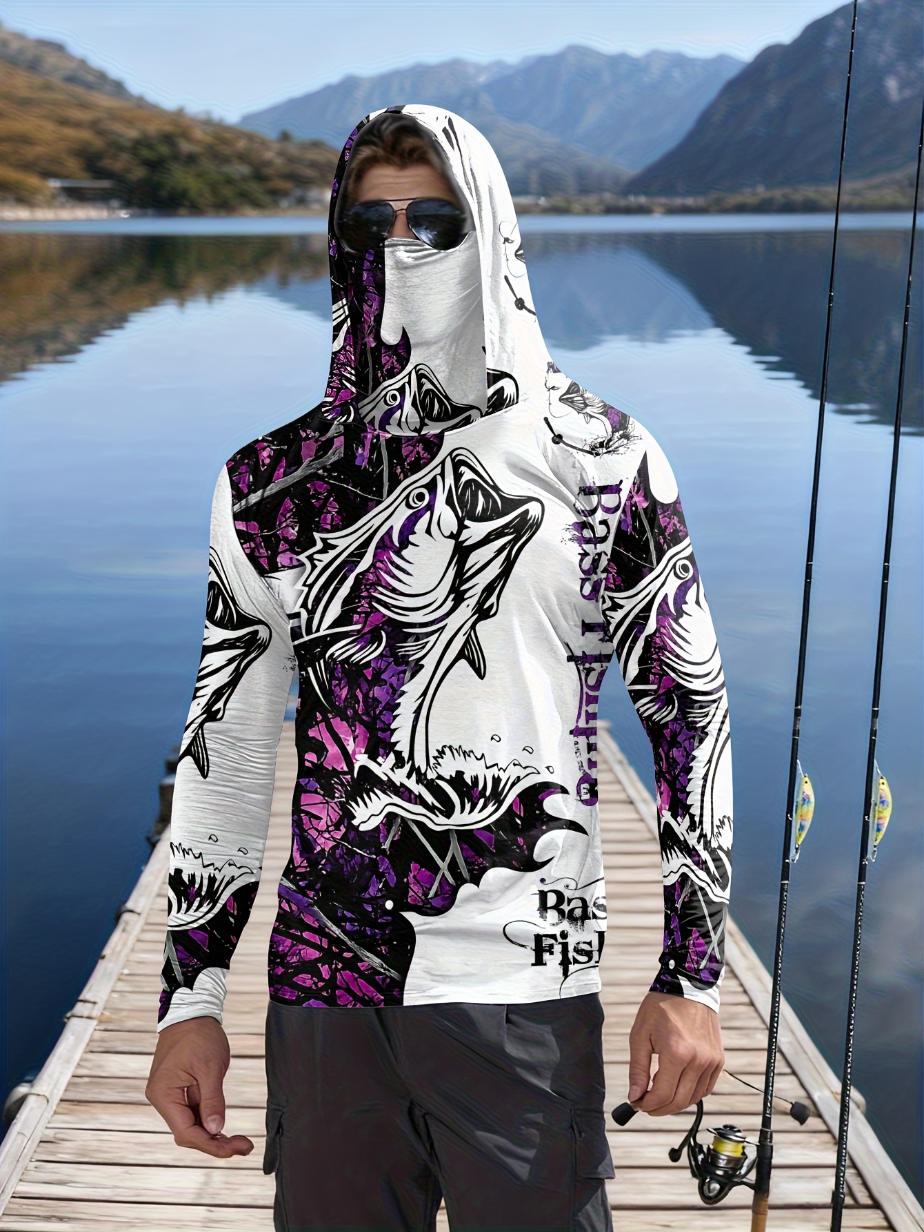 Fishing hooded sweatshirt for  - Hunting Outdoor avaliação e preço