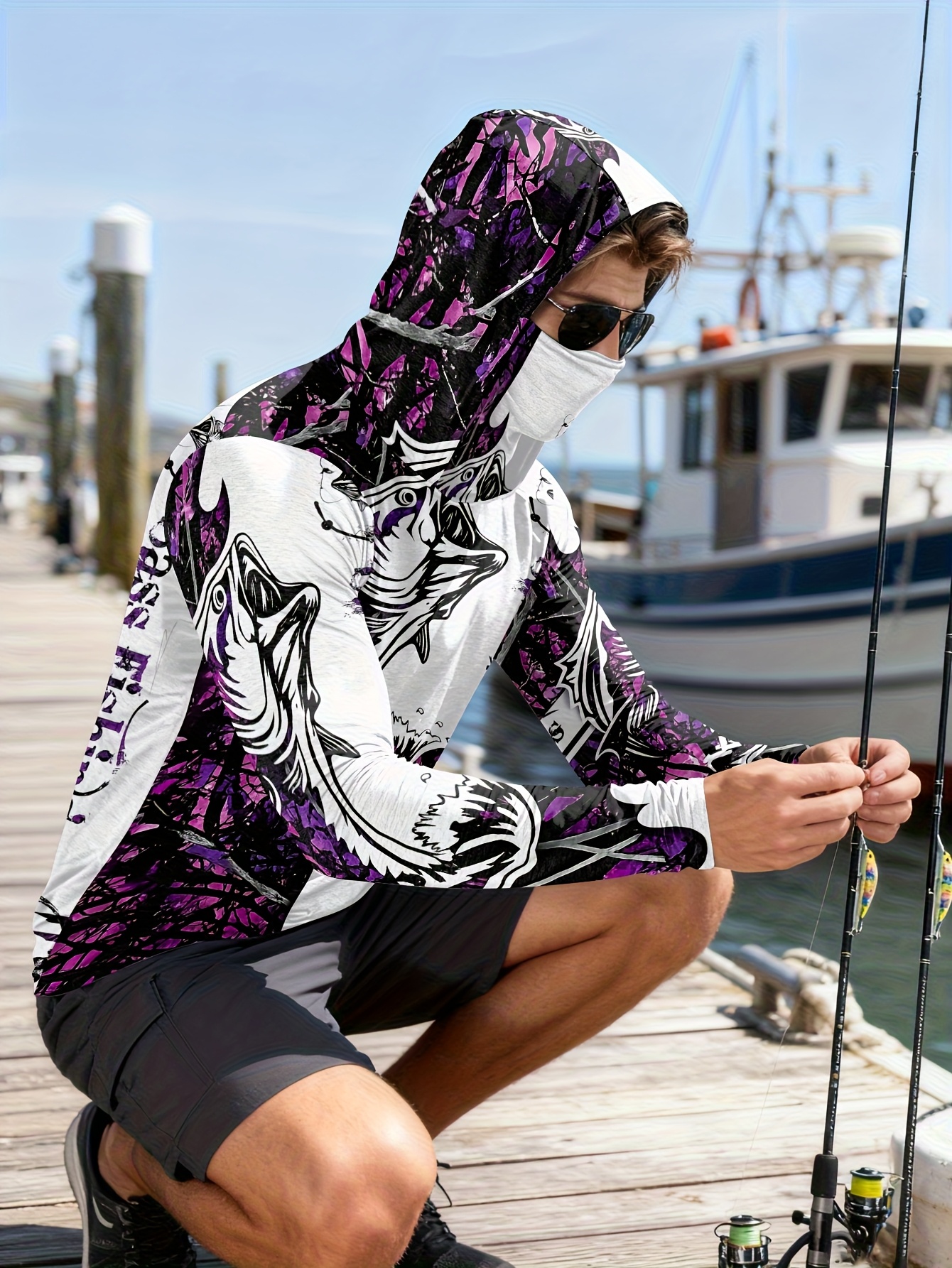 Fishing hooded sweatshirt for  - Hunting Outdoor avaliação e preço