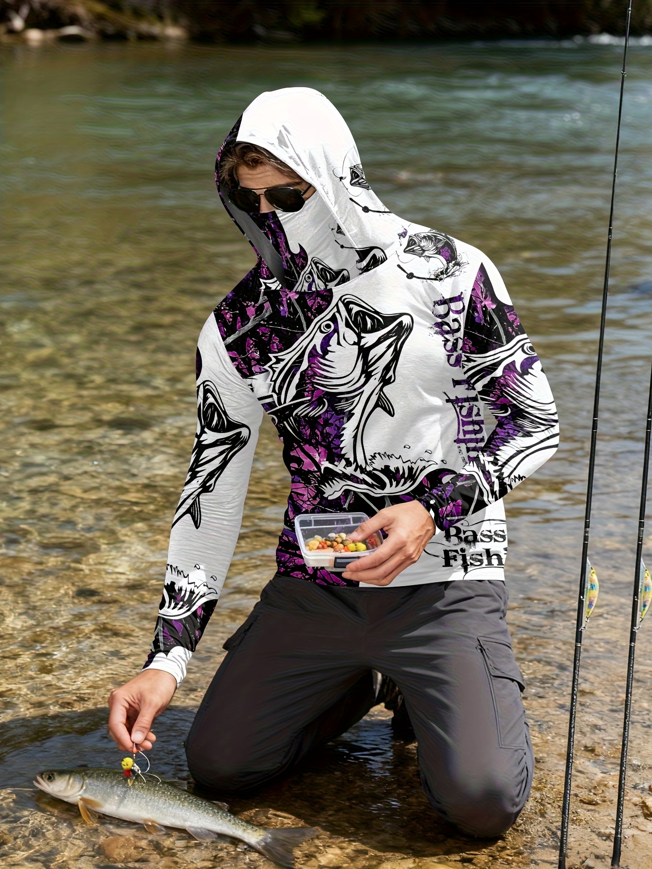 Fishing hooded sweatshirt for  - Hunting Outdoor avaliação e preço