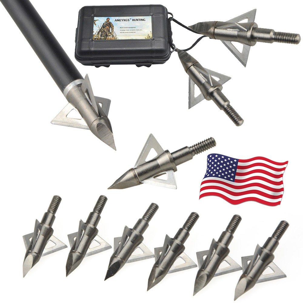 Broadhead Arrowheads 12Pcs 100 - Crossbow Bolt Broadhead avaliação e preço