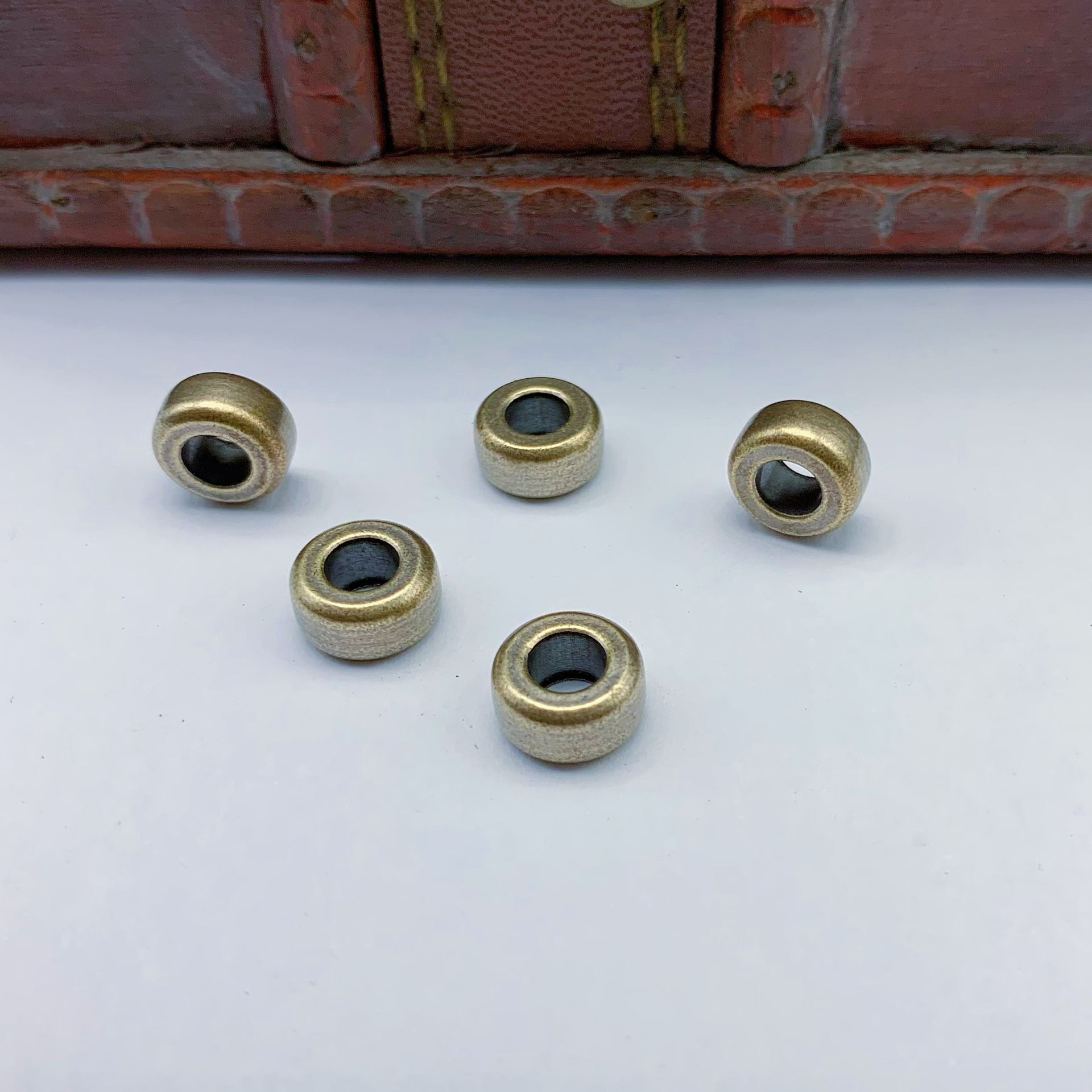 10pcs Brass old bead DIY brace - Paracord Survival Bracelet avaliação e preço