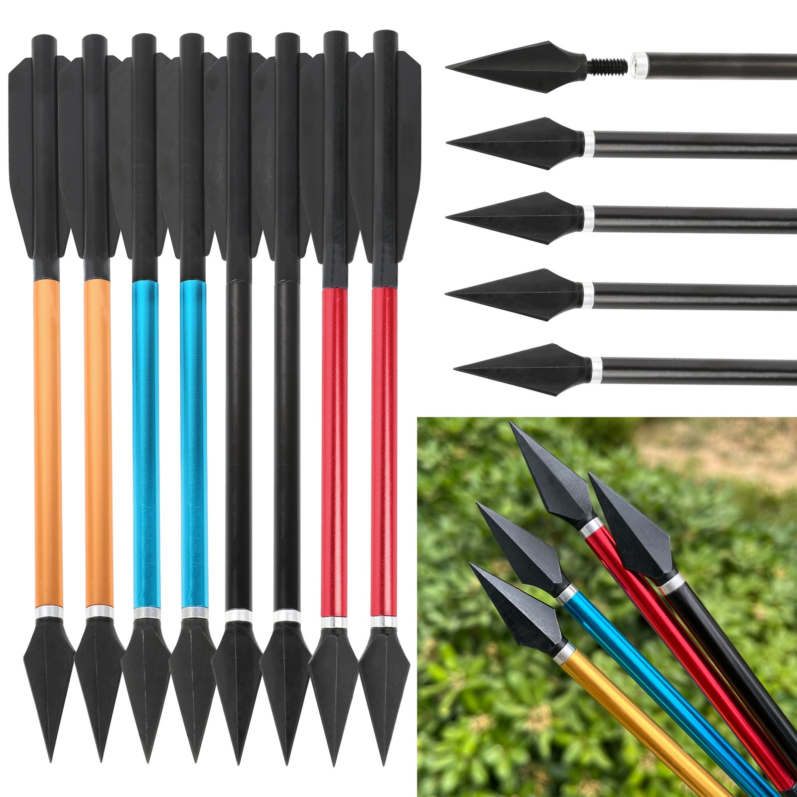 6.7'' Archery Bolts Aluminum S - Crossbow Bolt Broadhead avaliação e preço
