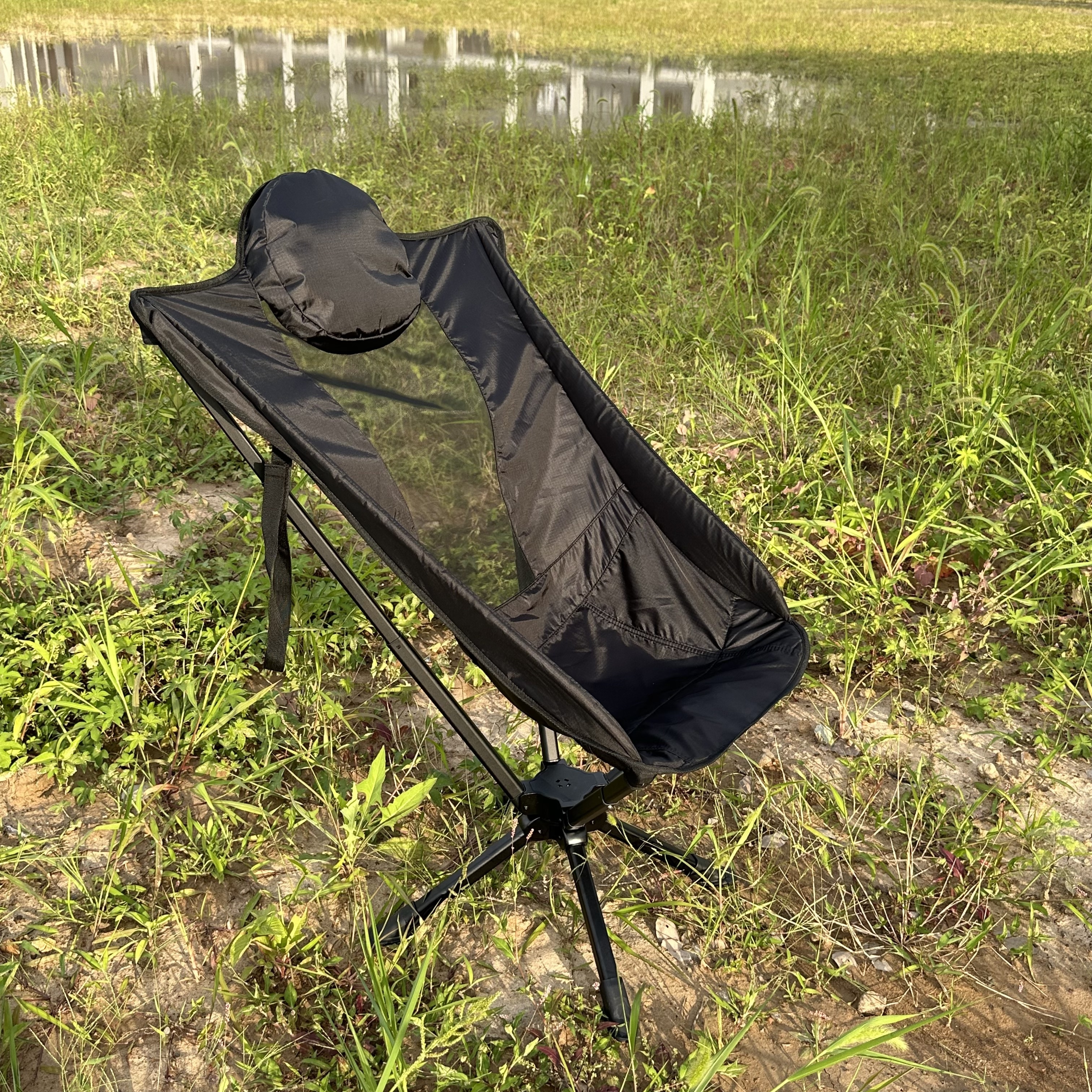 360-Degree Swivel Lightweight  - Outdoor Hunting Chair avaliação e preço