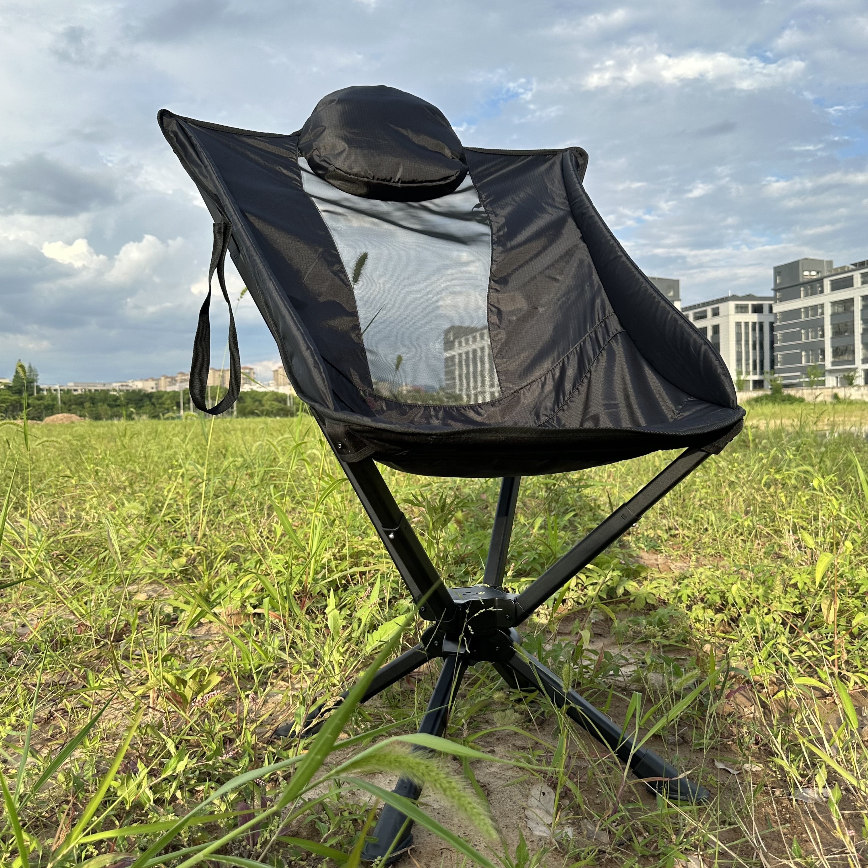 360-Degree Swivel Lightweight  - Outdoor Hunting Chair avaliação e preço