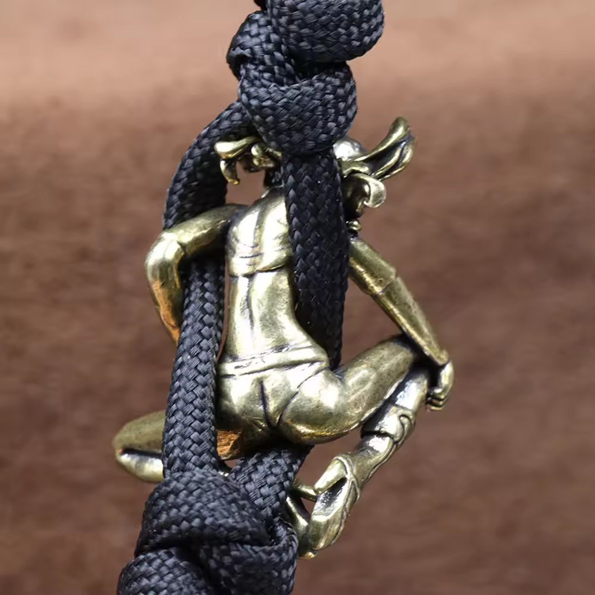 Beauty Girl Brass Knife Beads  - Paracord Survival Bracelet avaliação e preço