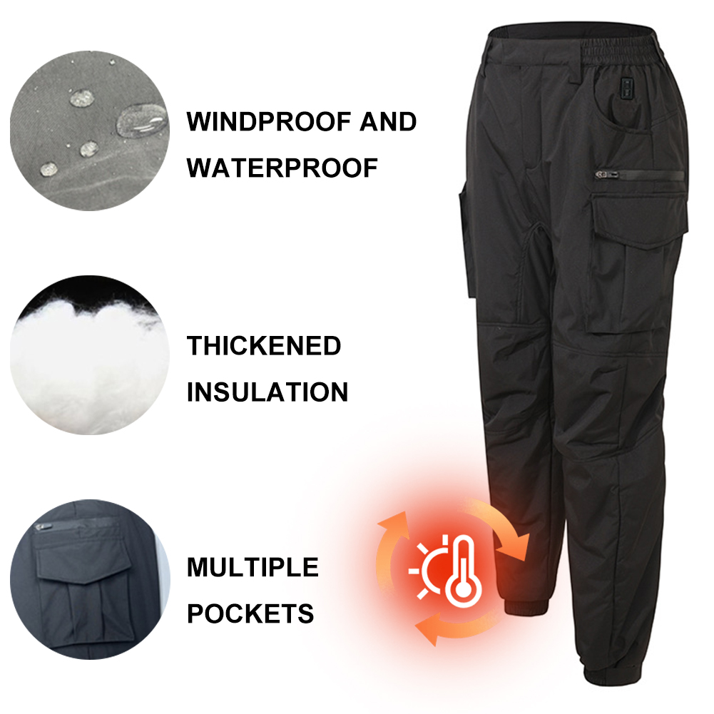 Winter Heated Pants 18 Heating - Outdoor Hunting Pants Women avaliação e preço