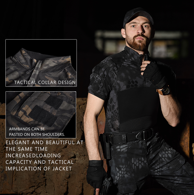 Men Combat Shirts Airsoft Tact - Wildman Hunting & Outdoor Polokwane Photos avaliação e preço