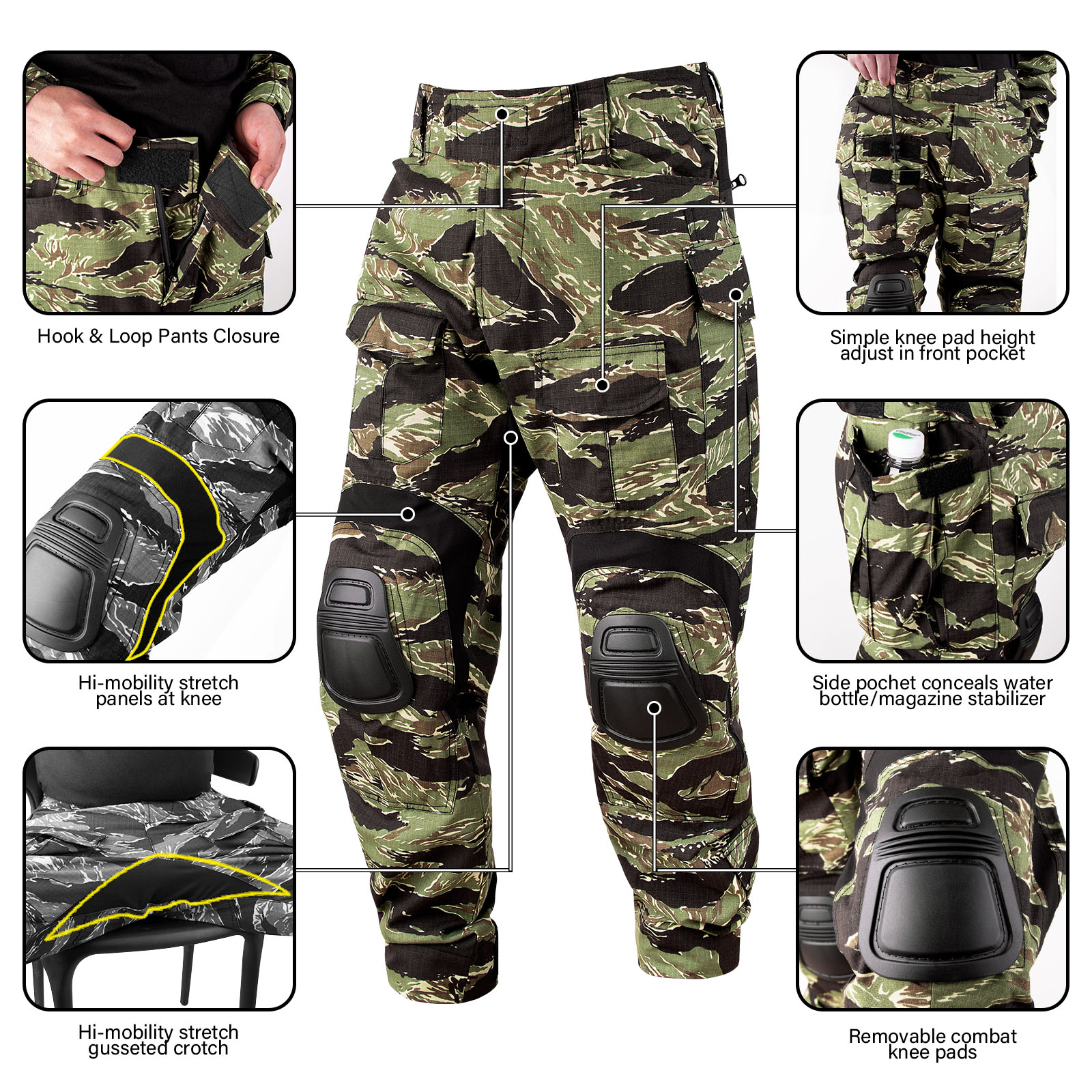 KRYDEX Combat Pants Tactical H - Outdoor Hunting Pants Women avaliação e preço