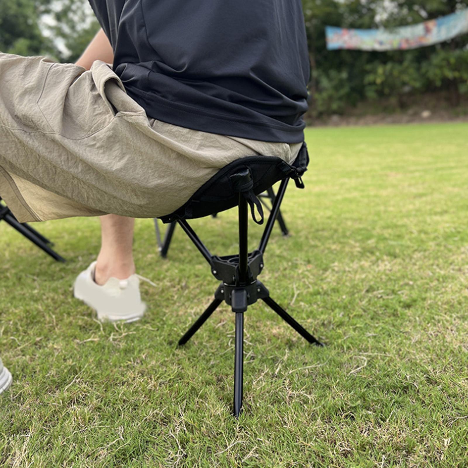 Portable Folding Swivel Campin - Outdoor Hunting Chair avaliação e preço
