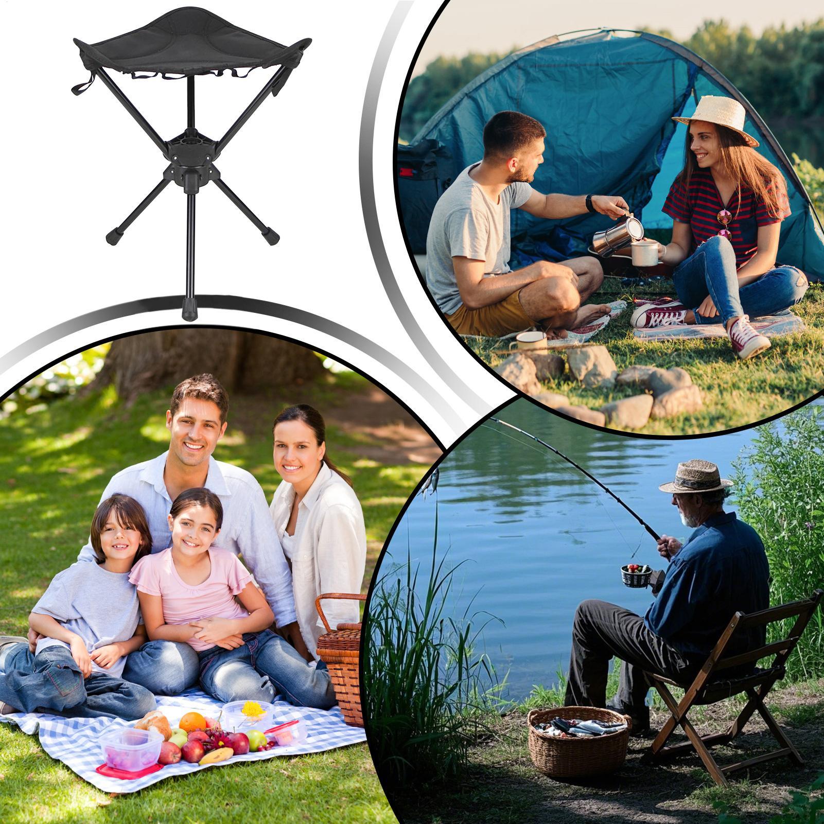 Portable Folding Swivel Campin - Outdoor Hunting Chair avaliação e preço