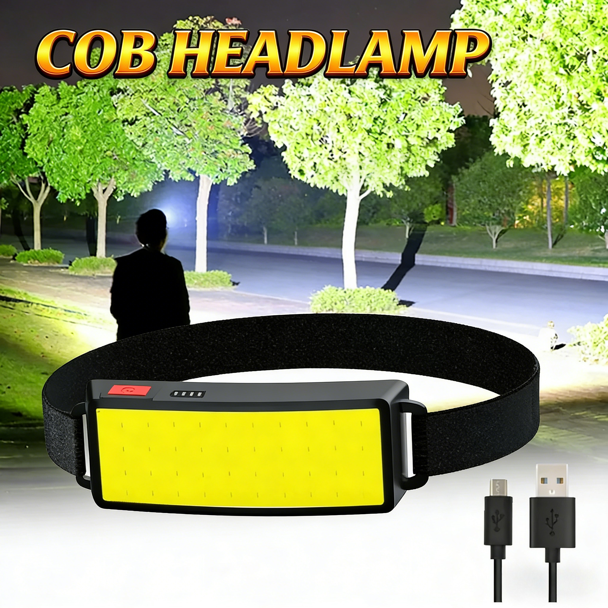 COB Portable LED Headlights Ou - Hunting Outdoor avaliação e preço