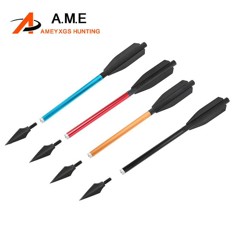 6/12pcs Aluminium Arrow Crossb - Crossbow Bolt Broadhead avaliação e preço