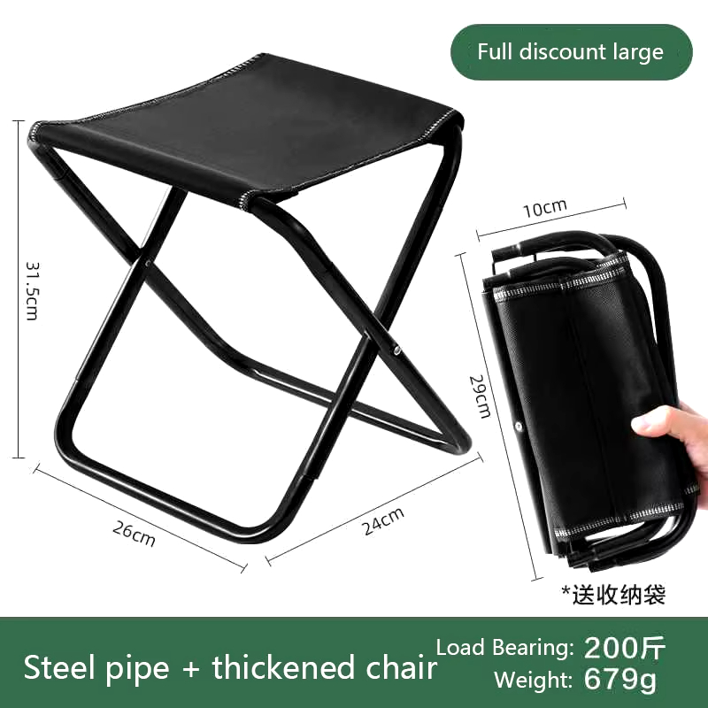 Camping Stool Folding Camping  - Outdoor Hunting Chair avaliação e preço