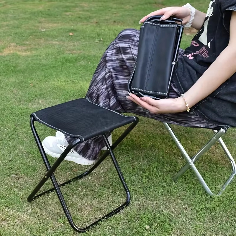 Camping Stool Folding Camping  - Outdoor Hunting Chair avaliação e preço