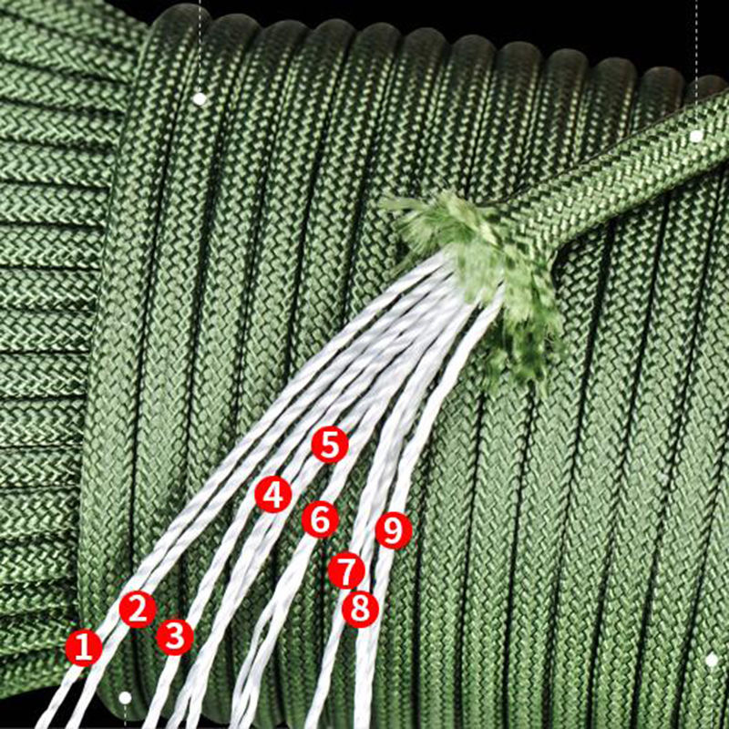 550 Military Paracord 9 Strand - Paracord Survival Bracelet avaliação e preço
