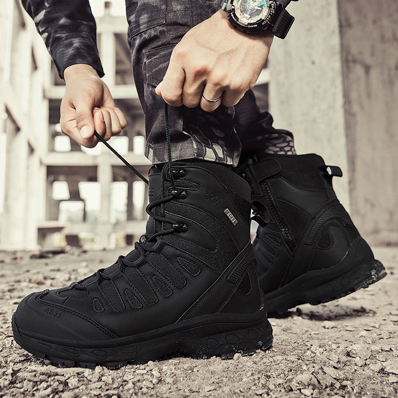 New Men Tactical Boots Militar - Hunting Outdoor avaliação e preço