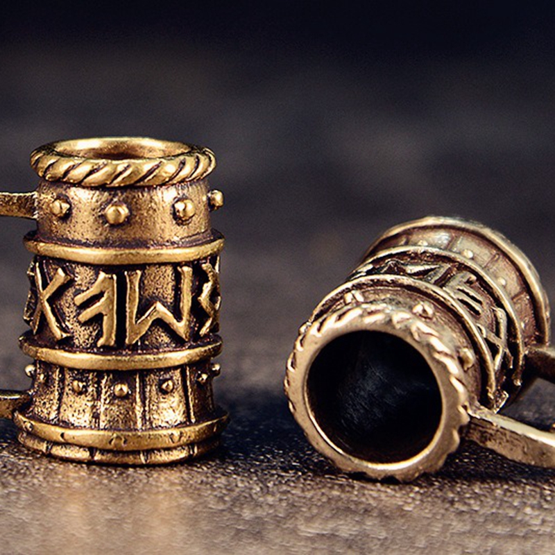 Viking Wine Glass Brass Knife  - Paracord Survival Bracelet avaliação e preço