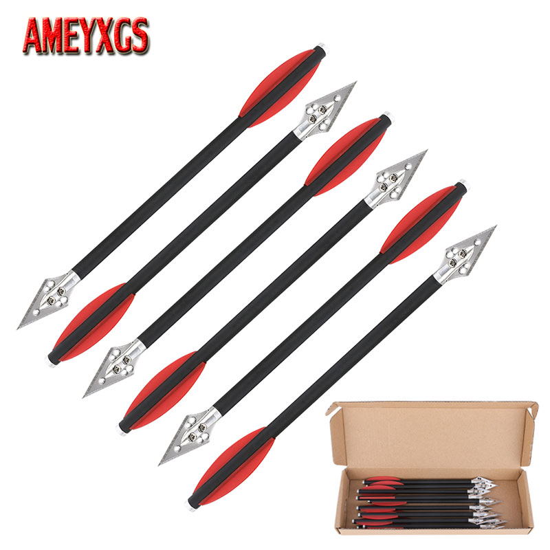 6/12pcs Mixed Carbon Arrow 7 I - Crossbow Bolt Broadhead avaliação e preço