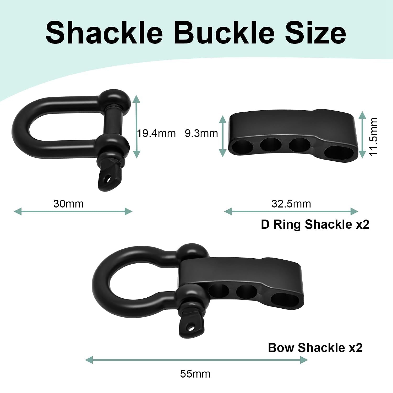 4/10Pcs Paracord Bracelet Buck - Paracord Survival Bracelet avaliação e preço