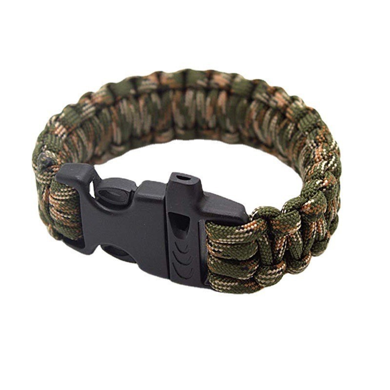 Whistle Paracord Bracelet, Sev - Paracord Survival Bracelet avaliação e preço