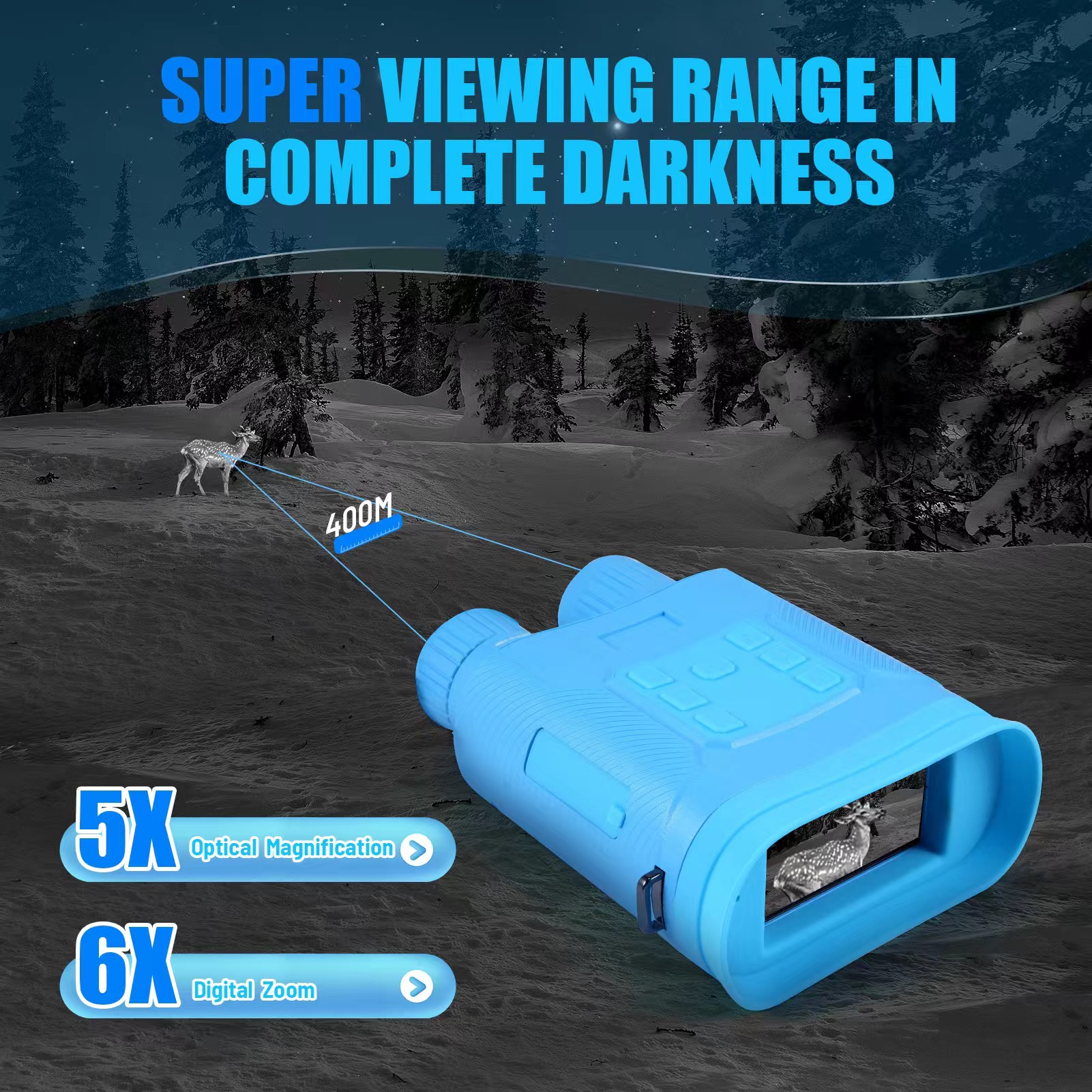 Night Vision Binoculars for Hu - Hunting Outdoor Day avaliação e preço