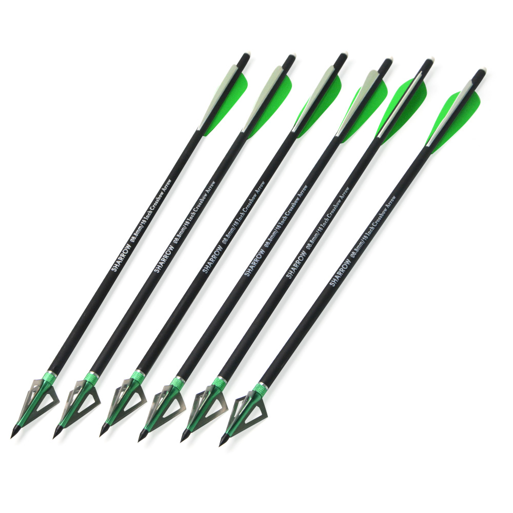 6/12Pcs 16/17/18/20/21/22 Inch - Crossbow Bolt Broadhead avaliação e preço