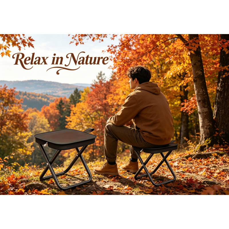 Portable Folding Stool Lightwe - Outdoor Hunting Chair avaliação e preço