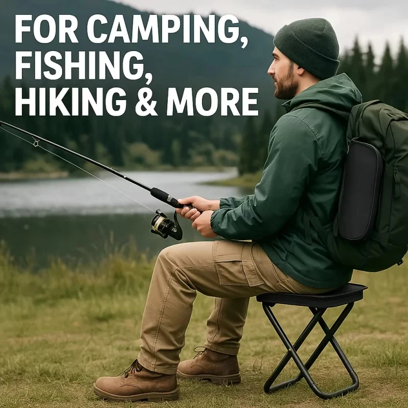 Portable Folding Stool Lightwe - Outdoor Hunting Chair avaliação e preço