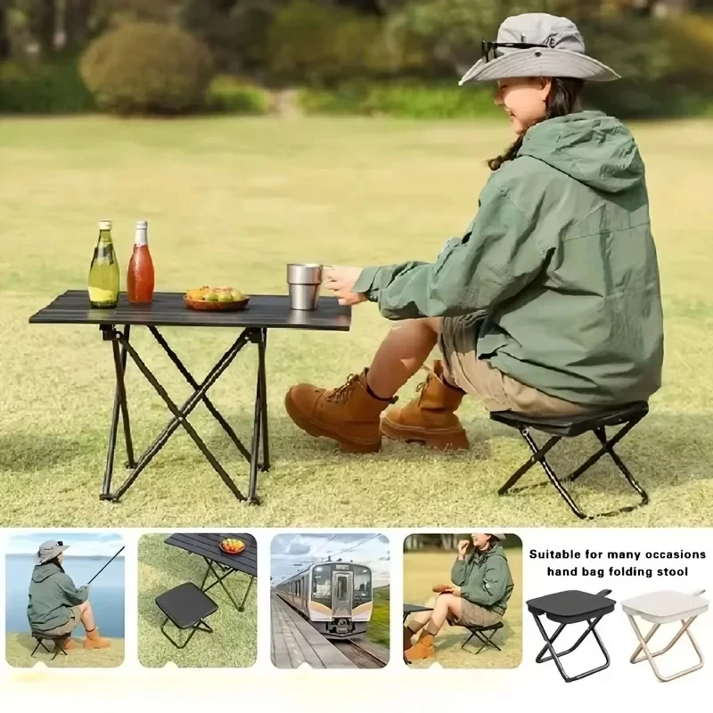 Portable Folding Stool Lightwe - Outdoor Hunting Chair avaliação e preço