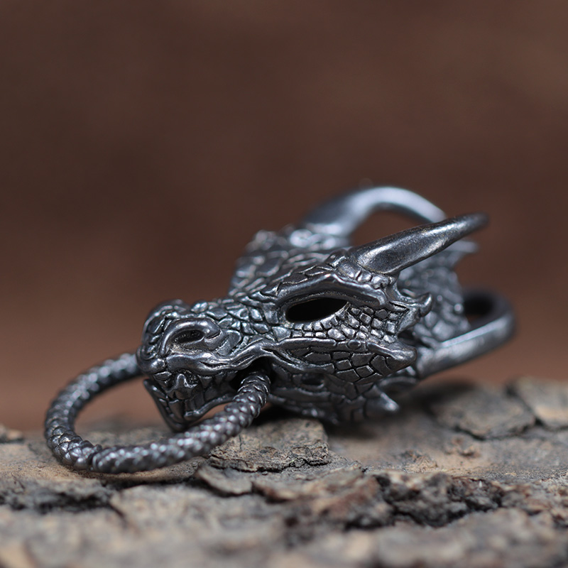 Dragon Head Brass Buckle EDC O - Paracord Survival Bracelet avaliação e preço