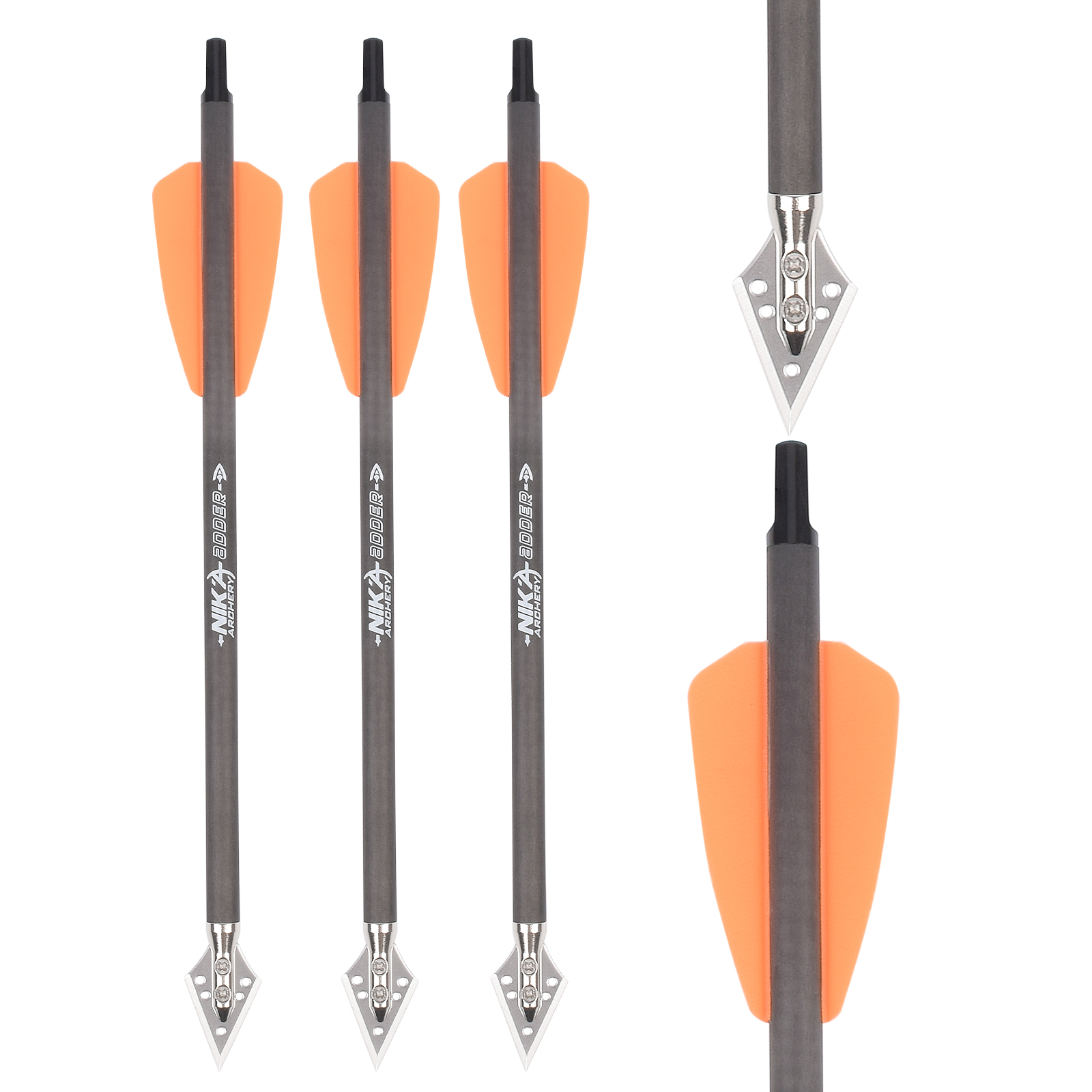 6pcs R9 7.5 Inch Catbon Crossb - Crossbow Bolt Broadhead avaliação e preço