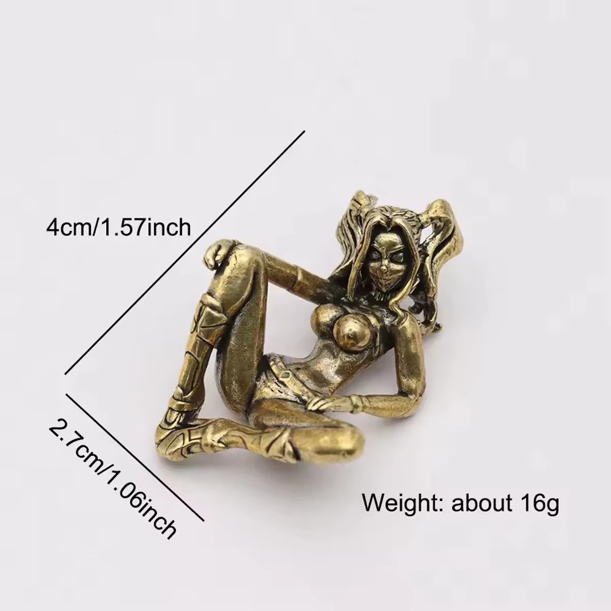 Beauty Girl Brass Knife Beads  - Paracord Survival Bracelet avaliação e preço