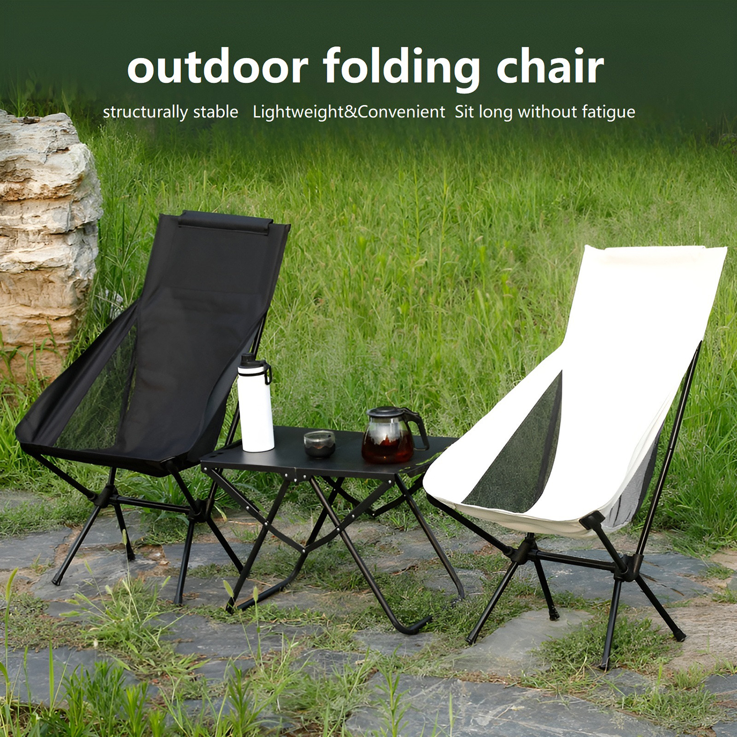 Foldable Camping Chairs Set Li - Outdoor Hunting Chair avaliação e preço