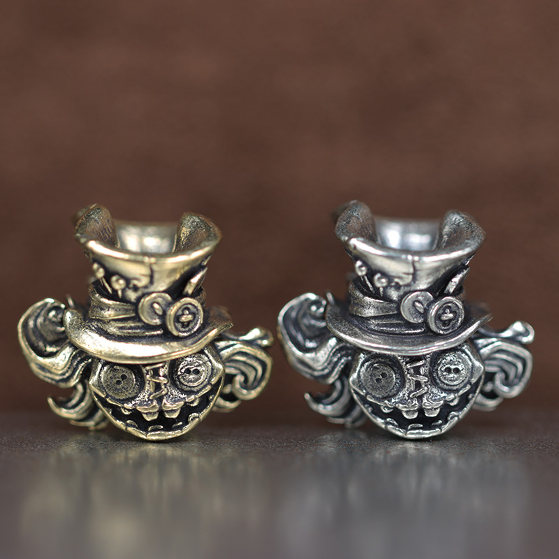 Double-sided Puppet Head Brass - Paracord Survival Bracelet avaliação e preço